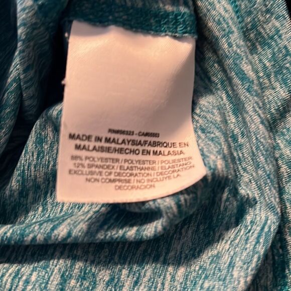 Nike Dri-Fit quarter zip pullover. Small. Teal Heather, like new - Picture 7 of 7